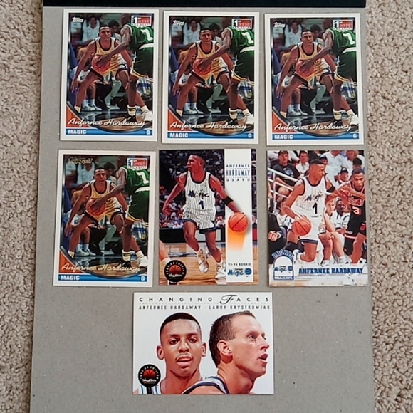 Toys Lot Of 7 Penny Hardaway Orlando Magic Basketball Cards Poshmark